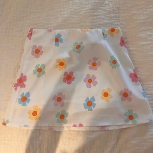 princess polly multi colored flower skirt, super cute for summer